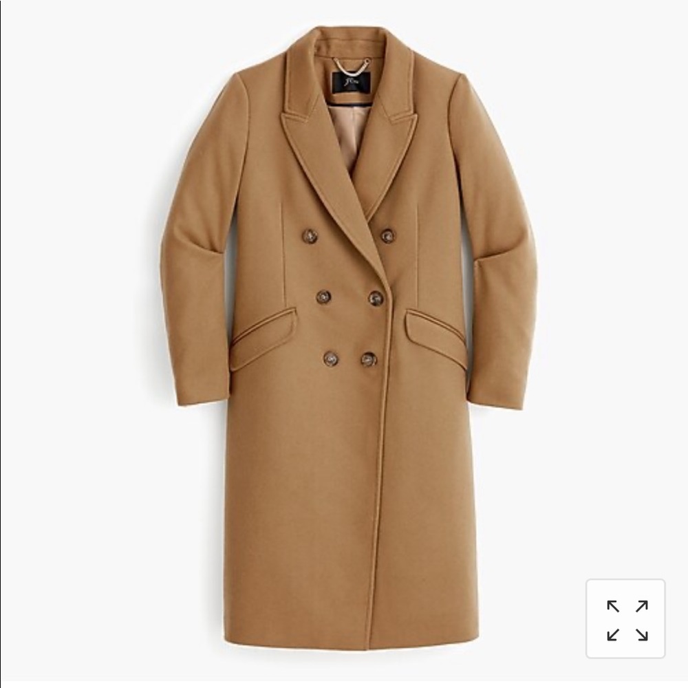 JCREW double breasted topcoat